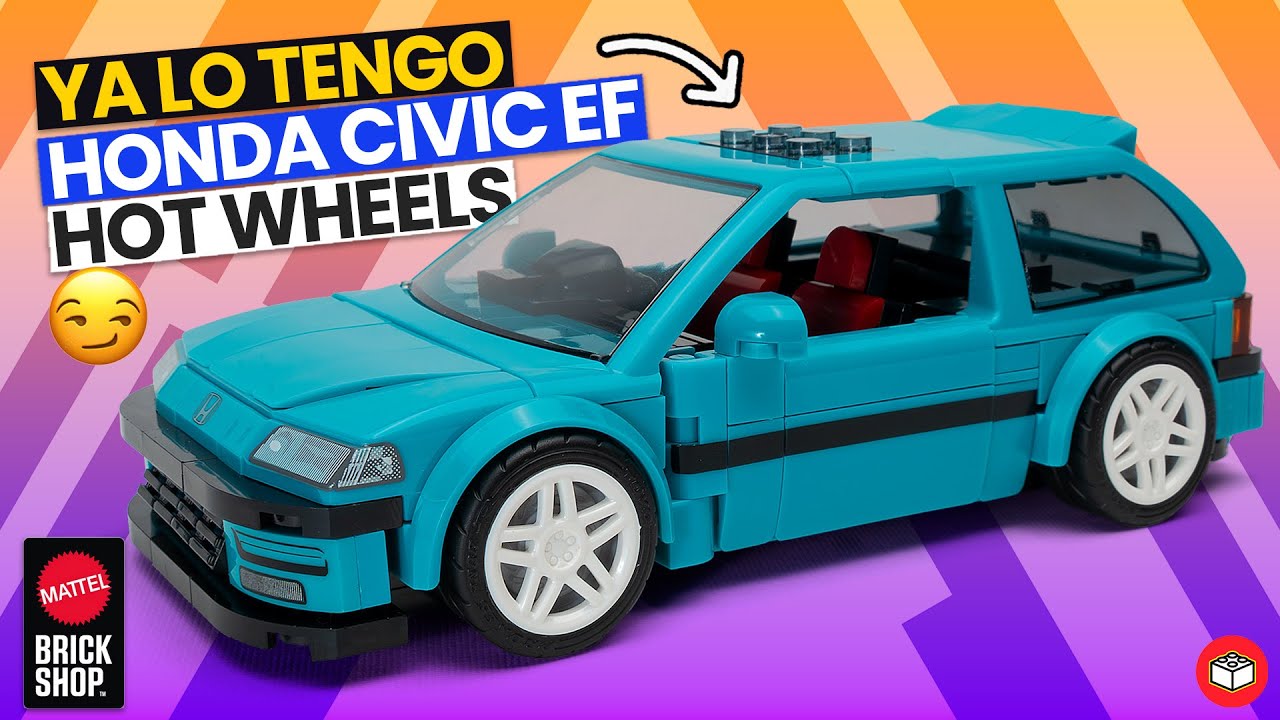 🙏🏼 LO HE CONSEGUIDO nuevo Mattel brick shop HONDA CIVIC EF de HOT WHEELS tipo Lego 🔥