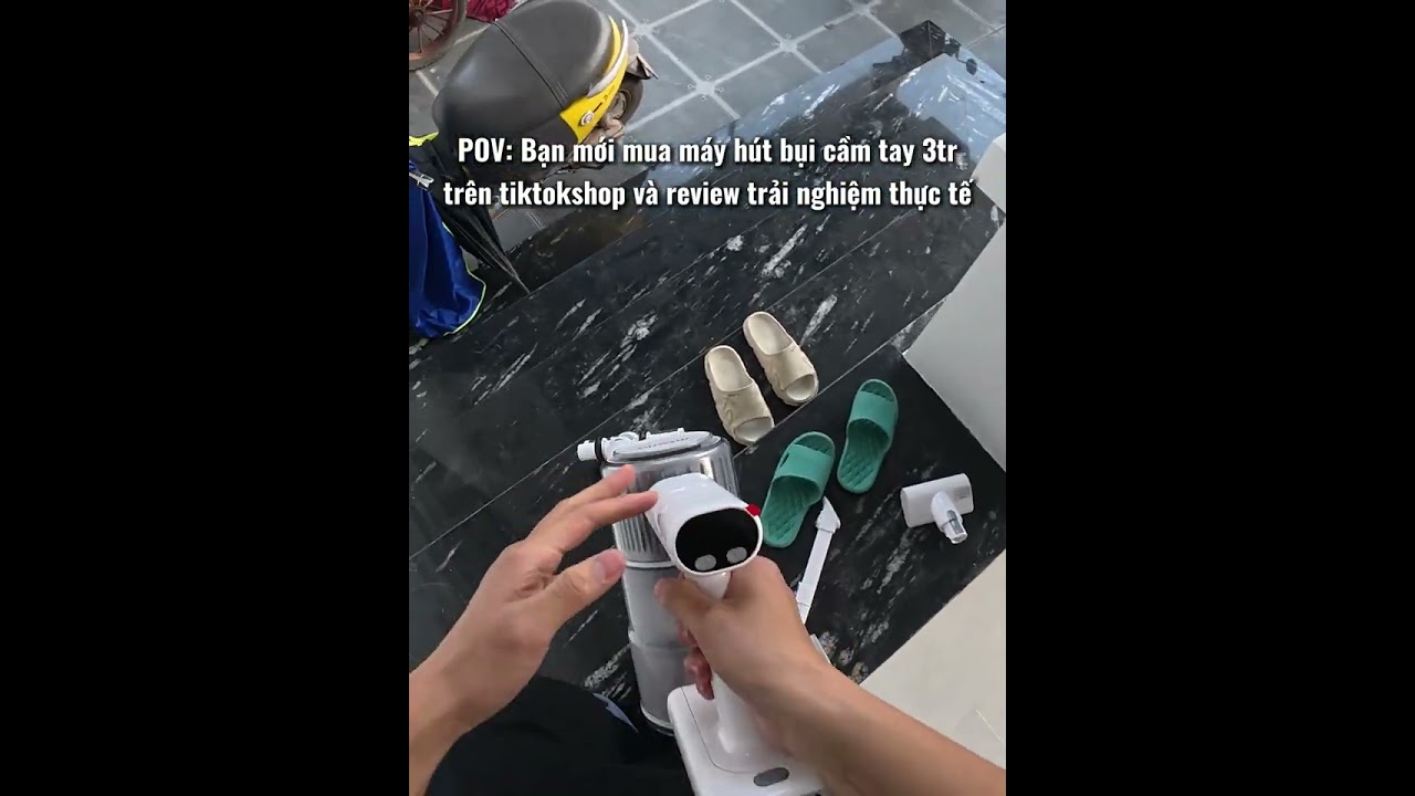 POV: Bạn mới mua máy hút bụi cầm tay 3tr trên tiktokshop và review trải nghiệm thực tế #longdalat #b