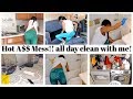 Real Life All Day Clean With Me // Cleaning Motiviation // Hot Mess