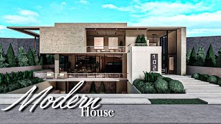 บ้านโมเดิร์น MODERN HOUSE Bloxburg | 180K Welcome to Bloxburg House Build | TOCA blox