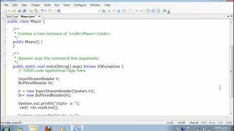 Mayor de dos Numeros En Java