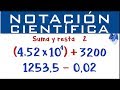 Notación Científica suma y resta | Ejemplo 2