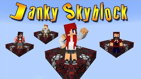 ON CAMERA!! Janky Skyblock ep 2 w Modii, Snoop & Haliee