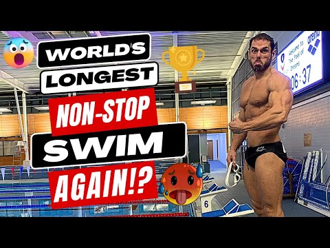 WORLD RECORD? Longest Swim (AGAIN x 3)