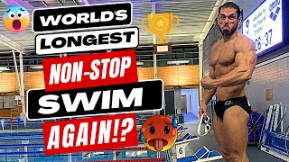 WORLD RECORD? Longest Swim (AGAIN x 3)