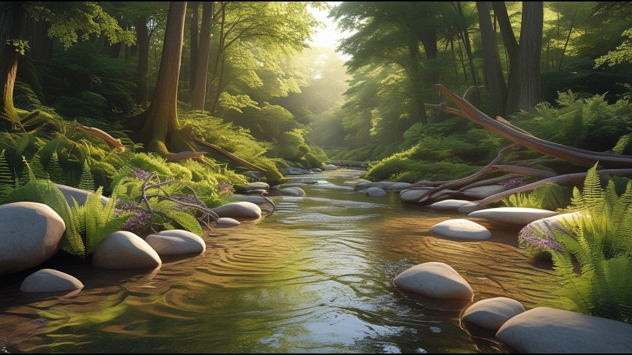 Forest Mini Escape: 30 Minutes of Gentle Stream & Birdsong for Quick Serenity