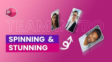Rotating Carousel Animation | Team Intro in PowerPoint | Creative Image Sliders #7