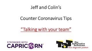 Counter Coronavirus Tips Video 3 - Talking with your team screenshot 4