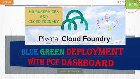 Pivotal Cloud Foundry #15 || Blue Green Deployment with PCF Dashboard || Green Learner