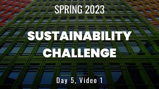 Sustainability Challenge Spring 2023: The Journey Continues