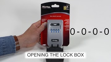 VIDEO! MasterLock 5425 met verlichte toetsen