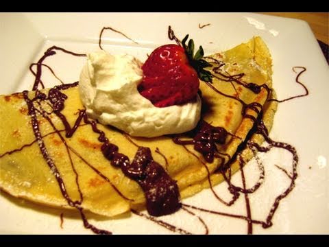 Nutella & Strawberry Filled Crepes Recipe Video - Laura Vitale "Laura In The Kitchen" Episode 30 | Laura in the Kitchen