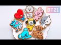 BT21 COOKIES - COOKY, SHOOKY, TATA, RJ, KOYA, MANG, CHIMMY, VAN