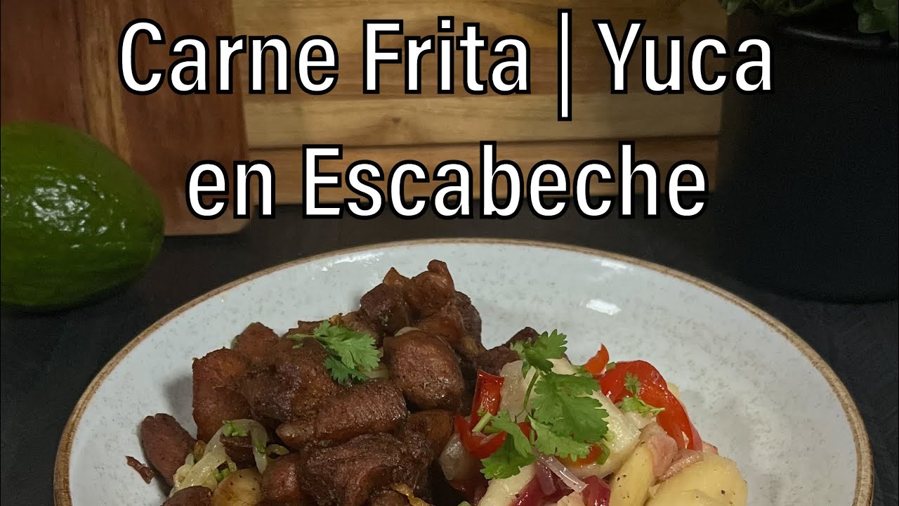 Carne Frita con Yuca en Escabeche Puerto Rico YouTube