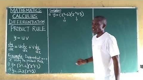Product Rule Method of Differentiation