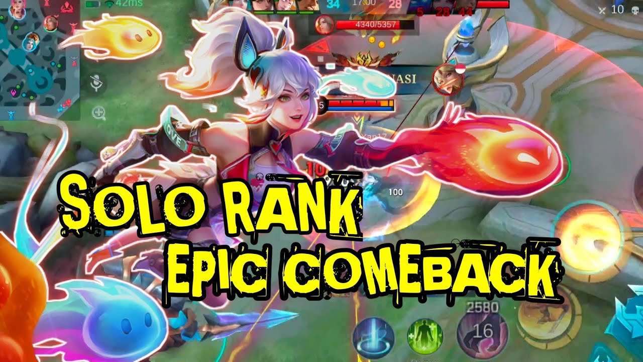 Jekc Solo rank epic comeback pake Fanny darat🤣 #mobilelegends - YouTube