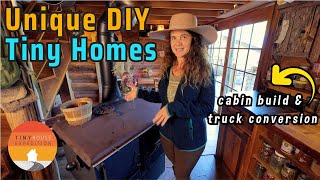 How she built eco-friendly Tiny Home Cabin & Step Van Conversion TOUR by Tiny House Expedition 15,767 views 4 months ago 18 minutes