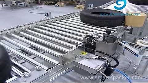 Automatic car tire truck tire side labeling machine tire labeler line