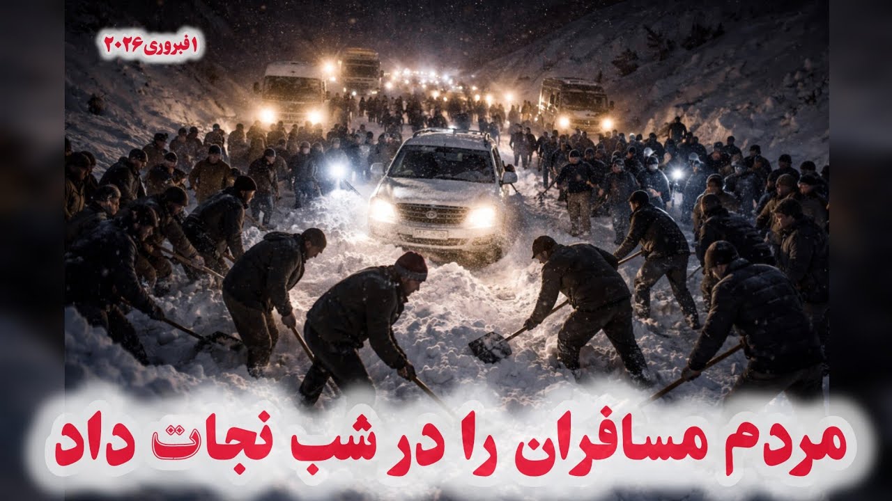 عملیات نجات مردمی: مسافران در یک شب برفی چگونه نجات یافتند؟ تاریخ یک فبروری2026