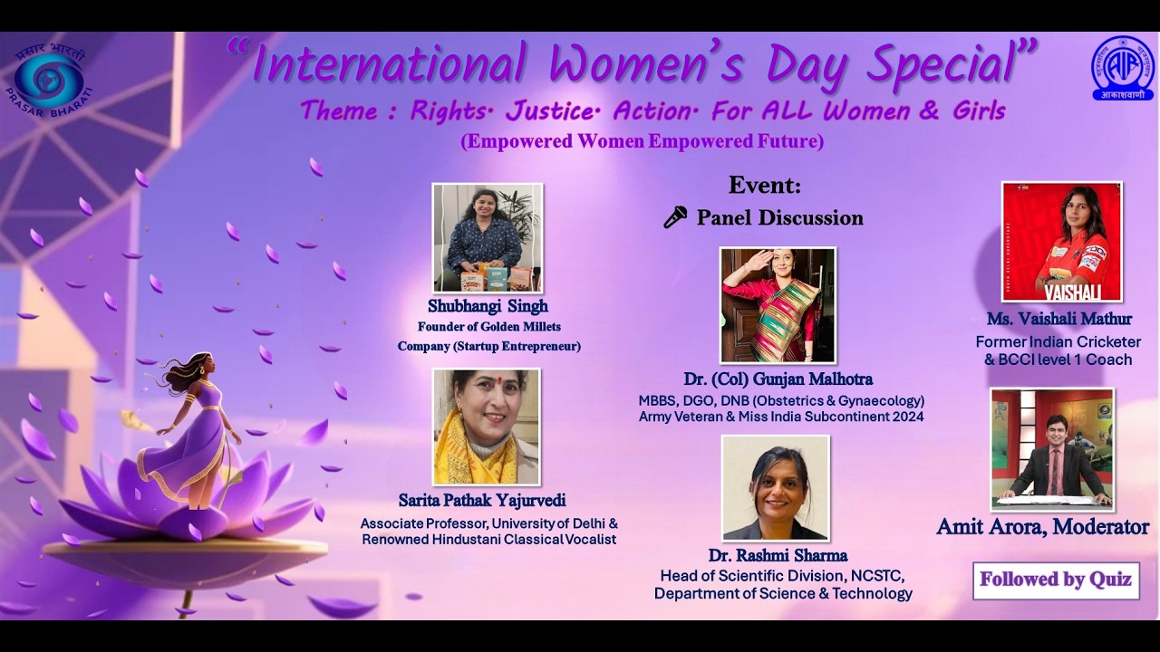 International Women’s Day Special (Rights, Justice, Action, For ALL Women & Girls) 06th March, 2026