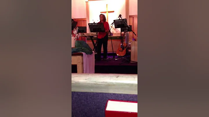 Connie Dieringer singing "Blessings" by Laura Stor...