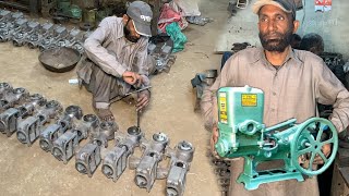 Traditional Electric Motor Donkey Water Pump Making ||Water Pump Manufacturing