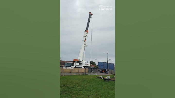 Encore une construction de maison en containers qui démarre 😍