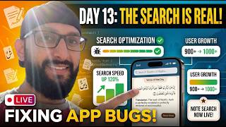 Building Islamic Companion LIVE — Quran Notes App: Search Feature Day 13 screenshot 2