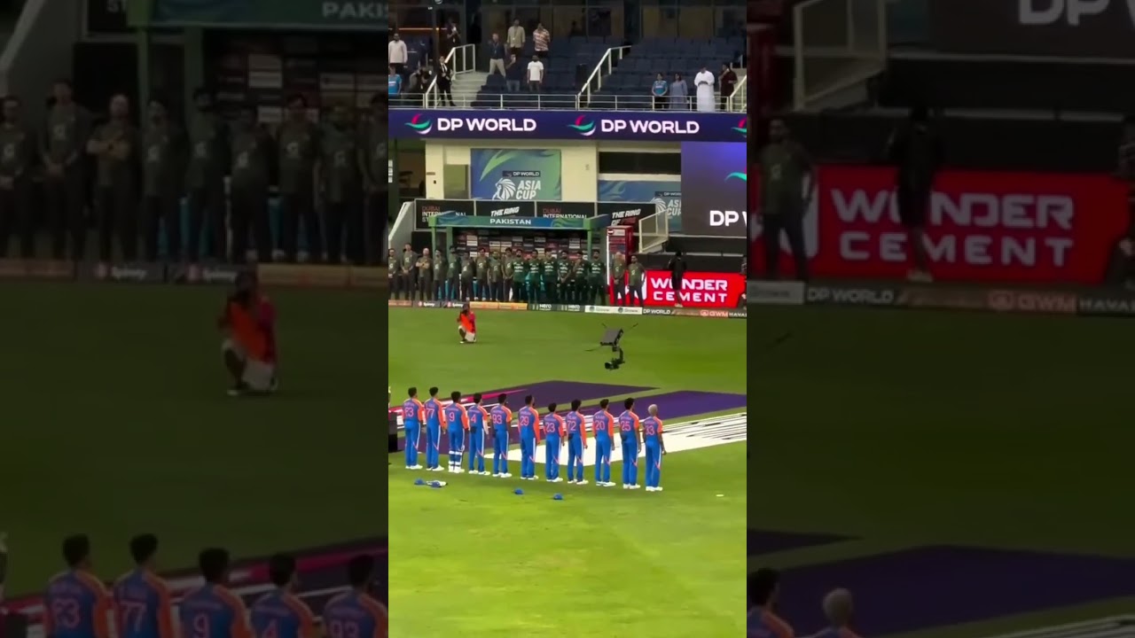 India vs Pakistan Asia Cup National Anthem 