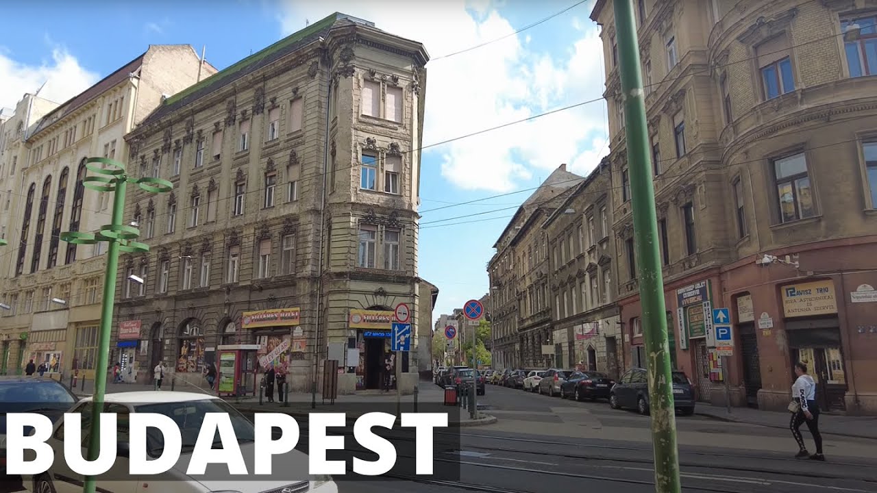 Budapest District 8 Hungary [4k Ultra HD 60fps ] YouTube