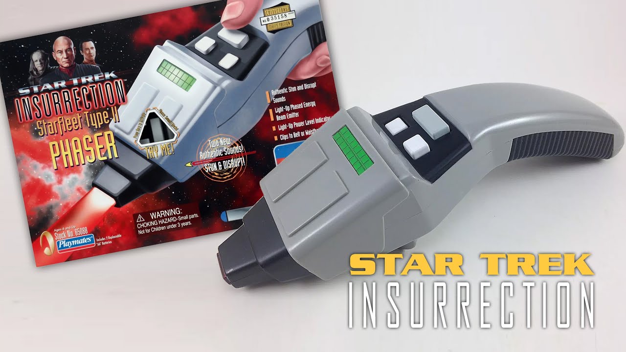 Playmates Phaser | 1998 Star Trek: Insurrection | Unboxing