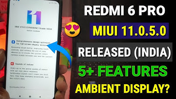 Redmi 6 Pro Miui 11.0.5.0 new update | December update | Redmi 6 Pro Miui 11.0.5.0 update