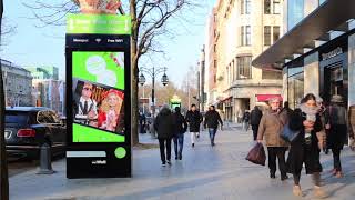 Dynamic DOOH Social Media integrated campaign by Stadtwerke Düsseldorf | WallDecaux