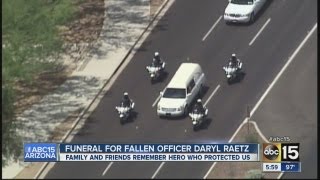 Family, friends honor fallen Phoenix police officer