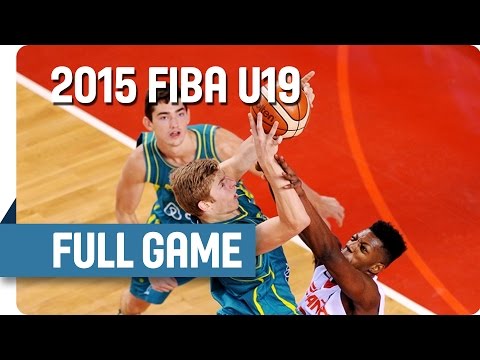 Spain  v Australia - Classification 7-8 - Full Game - 2015 FIBA U19 World Championship