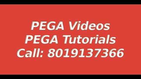 PEGA Videos | Fetch Records| PEGA Tutorials for Beginners CSA CSSA