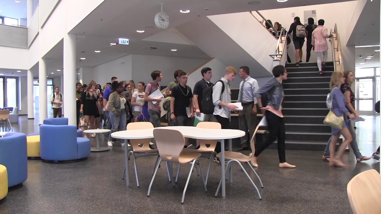 Opening day at the new Wiesbaden High School YouTube
