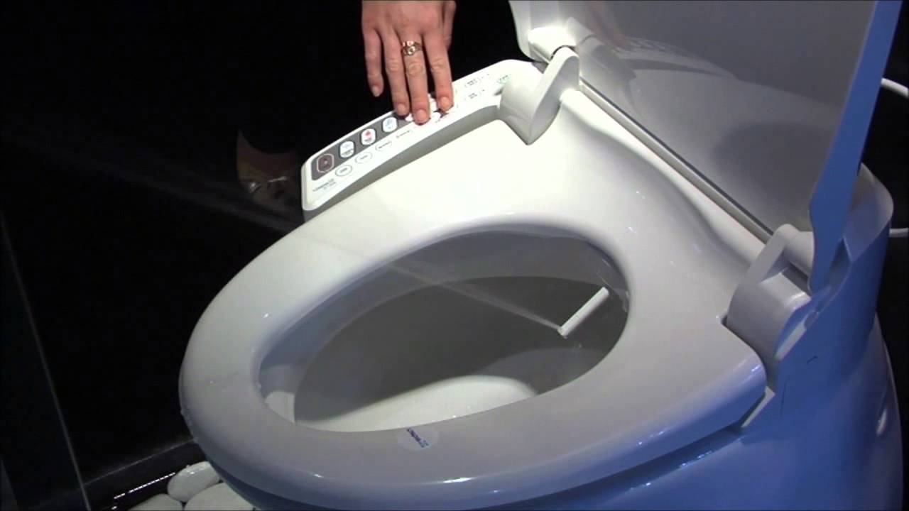 Sedile wc bidet in funzione / Bidet toilet seat operating - YouTube