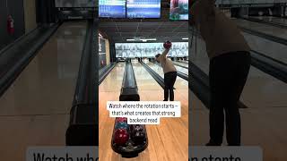 Lefty slow-mo perfection 🎳 Every frame tells you something about control, timing, and power 👀 #sub