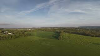 dji avata 2 buses and fields