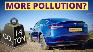 A Tesla Model 3 causes 14 Ton of CO2. Is It Still Greener?