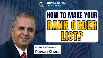 Rank Order List- Tips to Match in Top Residency Programs | USMLE