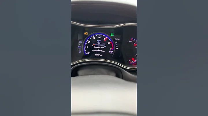 Stock Trackhawk 0-100 mph launch, 7.9 seconds￼ #trackhawk #launchcontrol #legmaker