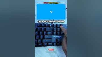 ⚙️ Open System Properties in 1 Sec! #windows #tricks #keyboard #shortcut #pc #asmr #youtubeshorts