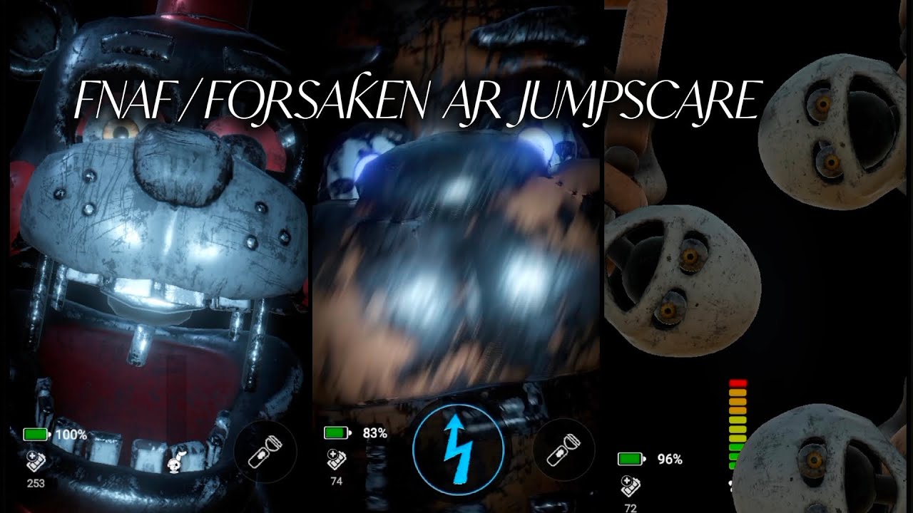 FNAF/FORSAKEN AR ALL JUMPSCARE'S (+MINIREENA'S)