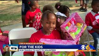 Rob Desir helps bring smiles to Haitian children in need
