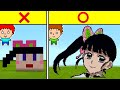 【マイクラ】ゴウキ、鬼滅の刃の栗花落カナヲを作る！【ゴウキゲームズ】