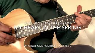 My heart in the Spring (Al Freud)  Solo Jazz Guitar  Original  Unplugged Stanzani Archtop