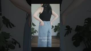 Made some pants from a Japanese book - Couturier Sewing 🪡 More deets in Fridays video!