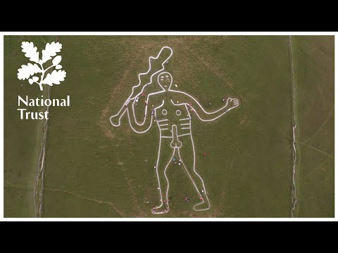 How the National Trust cares for Britain's naughtiest chalk figure, Cerne Giant